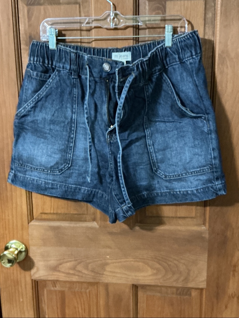 Maurices Indigo Denim Drawstring Casual Shorts
